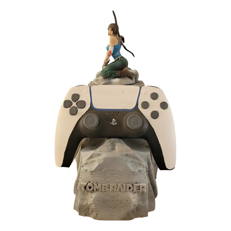 Soporte Control Play Xbox Lara Croft Tom Raider  Turquesa