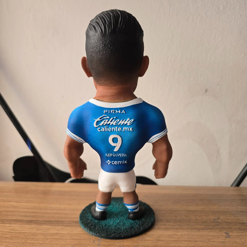Figura De Futbolista Fuertecito Angel Sepulveda Cruz Azul