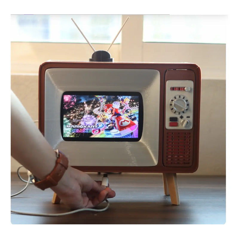 Soporte Para Nintendo Switch Tv Antigua  Caqui