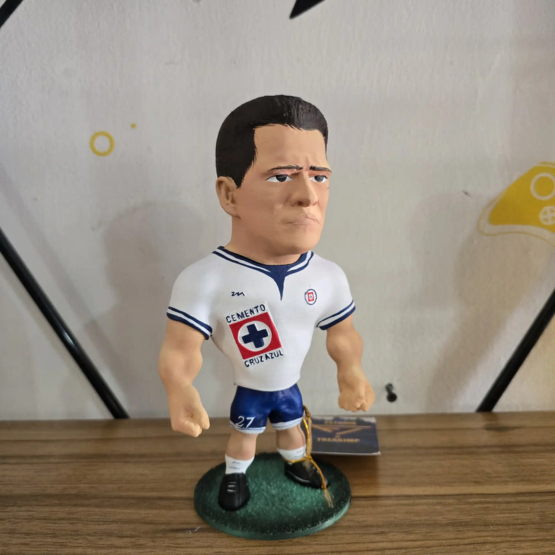 Figura De Futbolista Fuertecito Carlos Hermosillo Cruz Azul