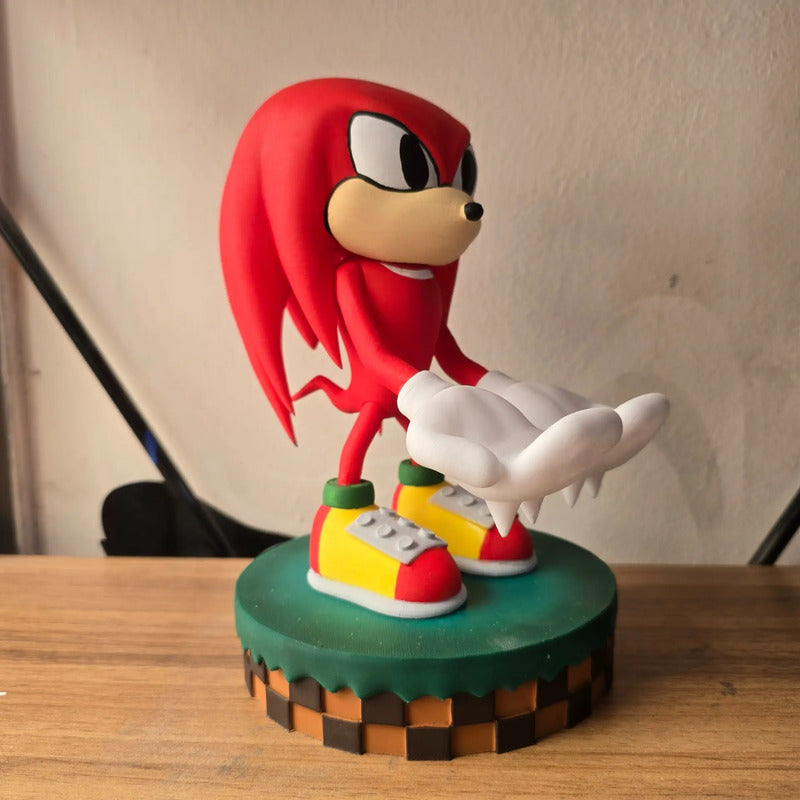 Soporte Para Control De Play Xbox O Celular Knuckles Sonic Rojo