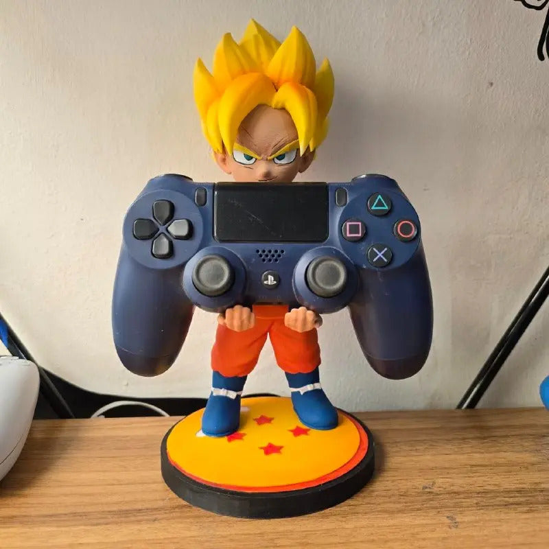 Soporte Control Play Xbox O Celular Goku Daima Naranja