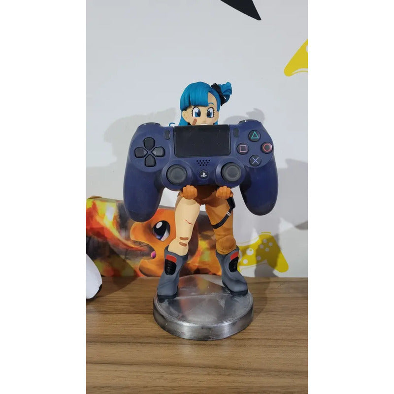 Soporte Control Play Xbox O Celular Bulma Dragon Ball Verde Oscuro