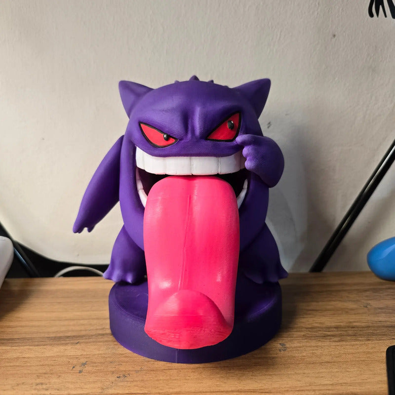 Soporte Control Play Xbox O Celular Gengar Pokemon Lila