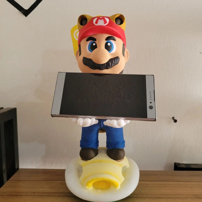 Soporte Para Mando O Celular De Mario Mapache