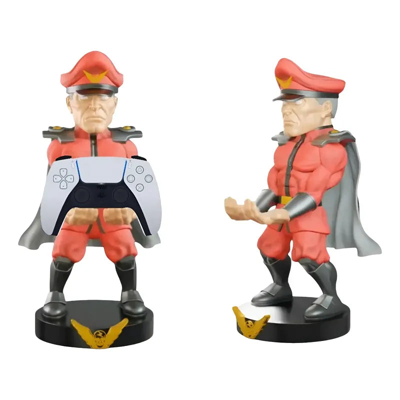 Soporte Control Play Xbox O Cel Míster Bison Street Fighter Rojo