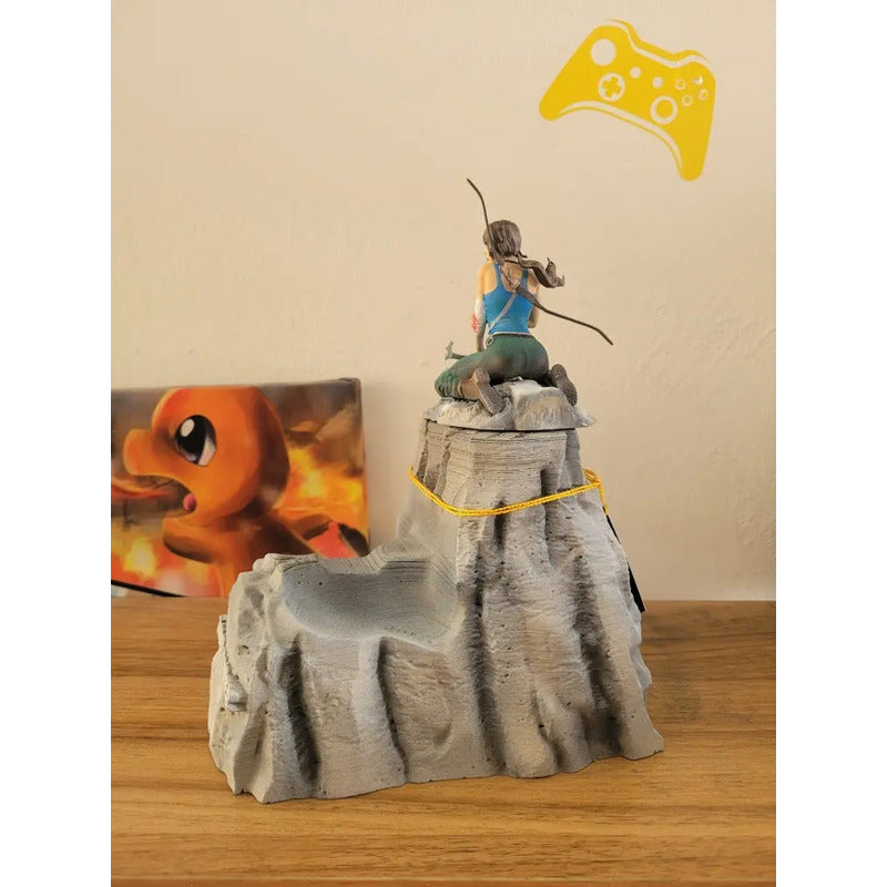 Soporte Control Play Xbox Lara Croft Tom Raider  Turquesa