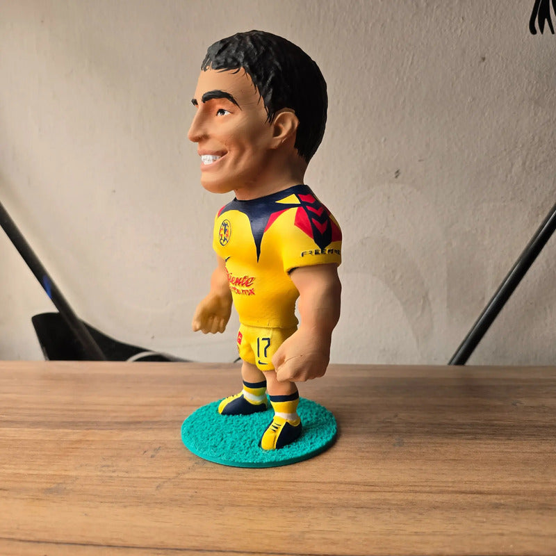 Figura Futbolistas Fuertecito Alejando Zendejas Con America