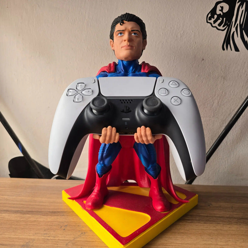 Soporte Para Control De Xbox Play O Celular Superman Legacy Azul