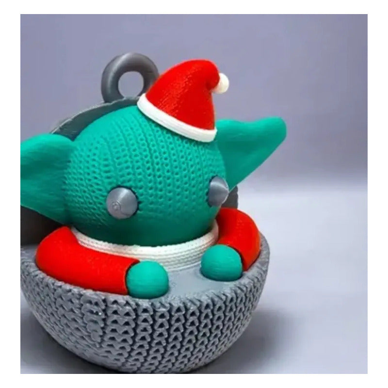 Esferas De Navidad Grogu Baby Yoda Star Wars Verde Grogu