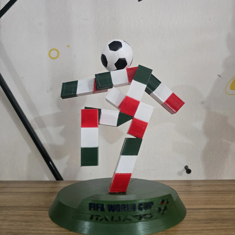 Figura Mascota Del Mundial Italia 1990 Ciao