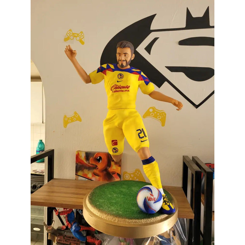 Figura De Fútbol Henry Martin Con America Águilas 55cm