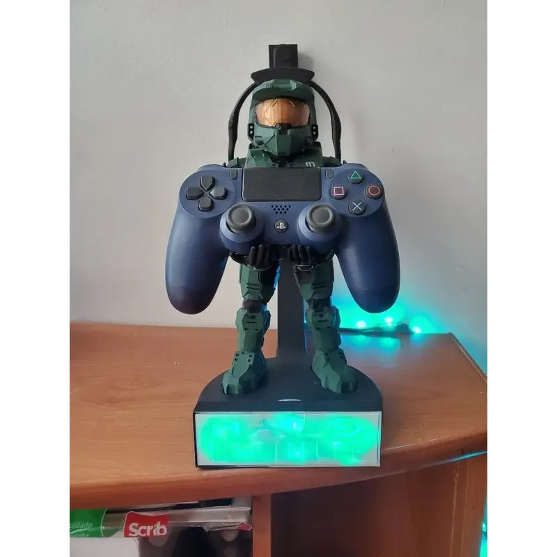 Soporte Para Control Y Audífonos Con Luz Halo Máster Chief