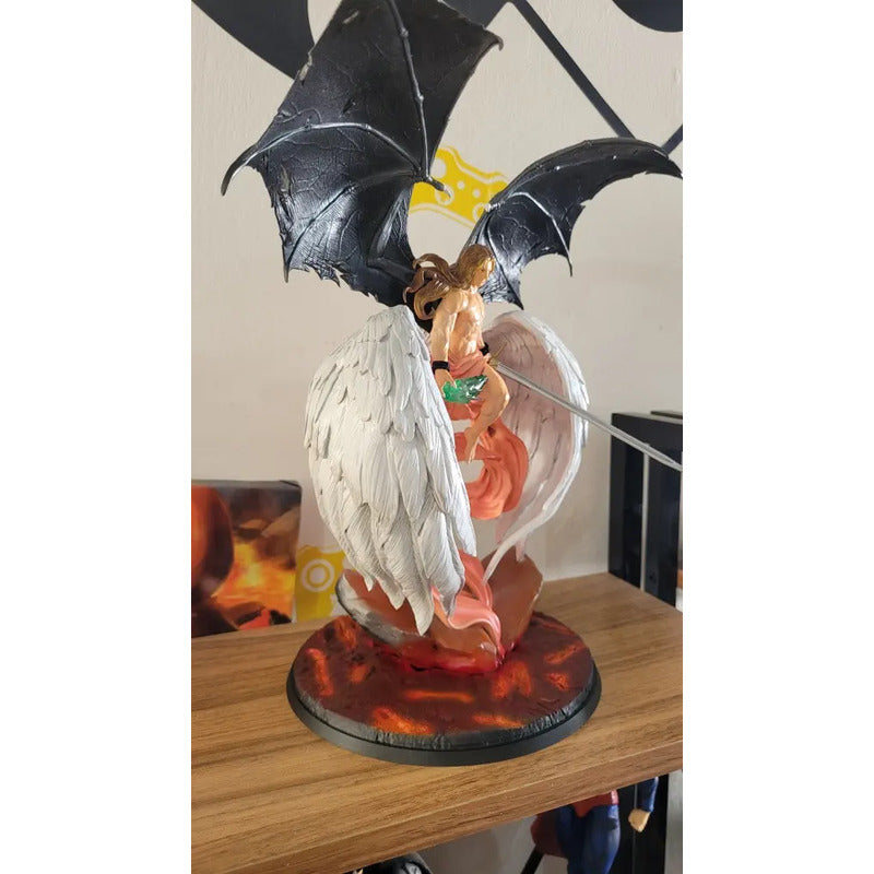 Figura Lucifer Ángel Caído  Blanco