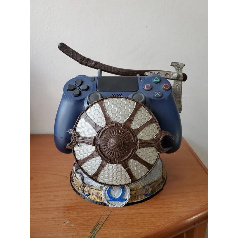 Soporte Control Play O Xbox God Of War Ragnarok Kratos Escud