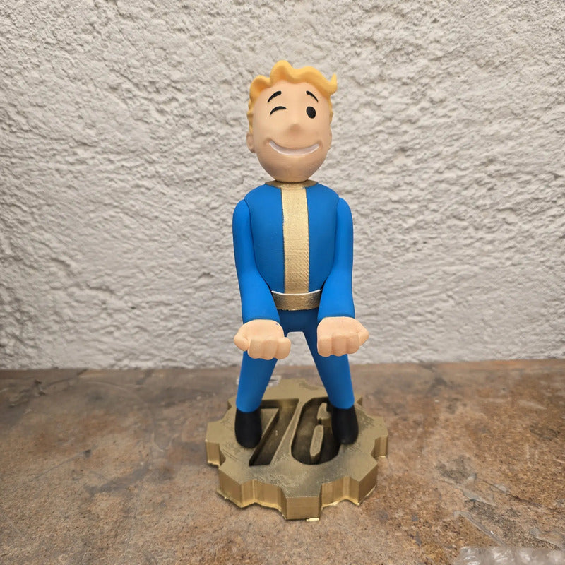 Soporte Control Play Xbox O Celular Vault Boy Fallout Amarillo