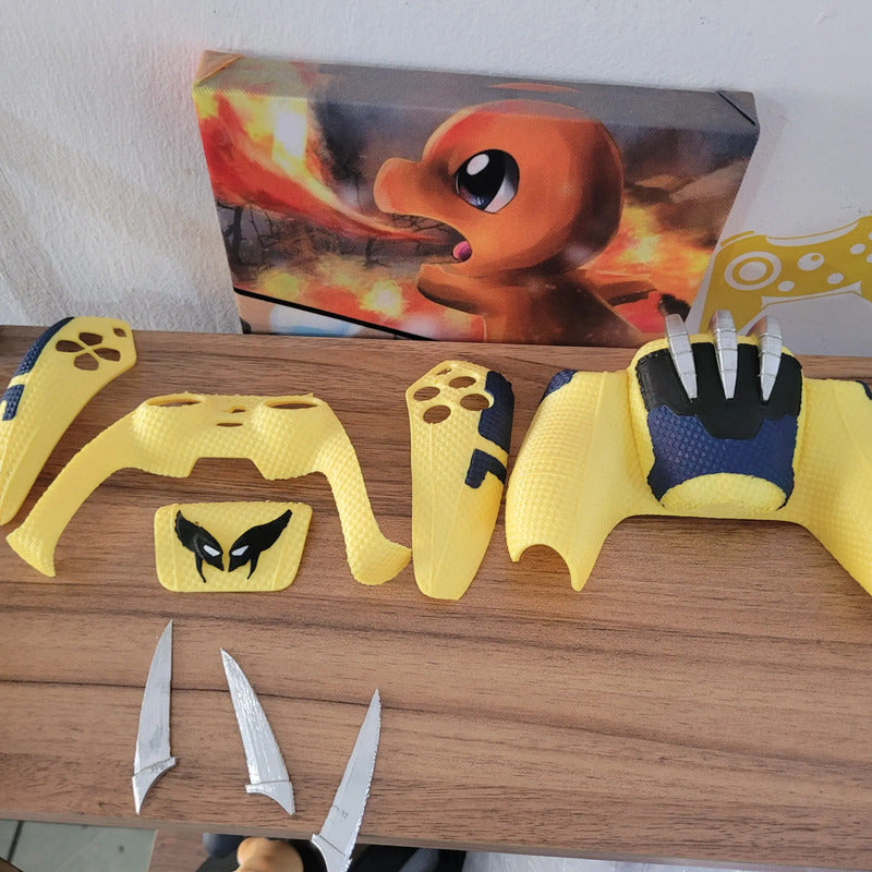 Carcasa Para Control Play 5 Wolverine O Deadpool