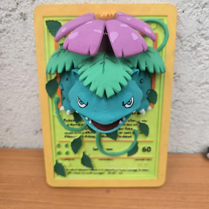 Cuadro De Venusaur Verde Verde Musgo