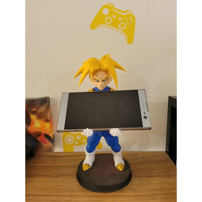 Soporte Control Play Xbox O Celular Trunks Dragon Ball Verde Oscuro