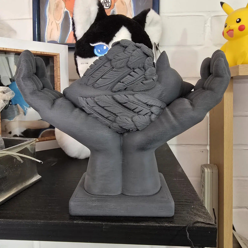 Estatua Homenaje Recordario Gatos Personalizada  Gris