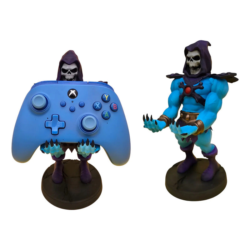 Soporte Para Control Play. Xbox O Celular De Skeletor He-man Azul