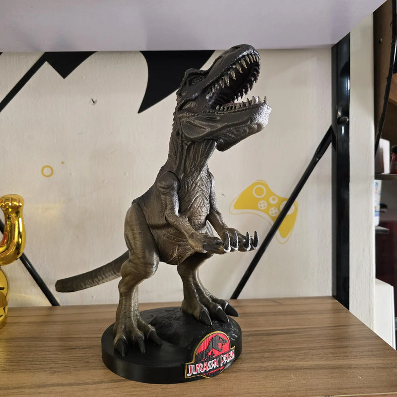 Soporte Para Control Play Xbox O Cel T Rex Jurassic Park Caqui