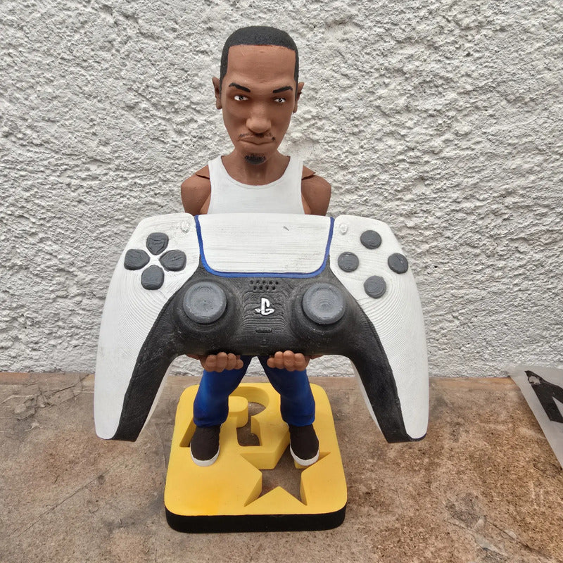 Soporte Control Play Xbox O Cel Carl Gta San Andreas Negro