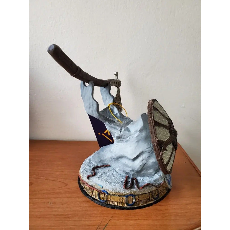 Soporte Control Play O Xbox God Of War Ragnarok Kratos Escud