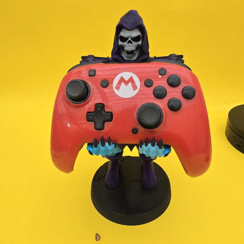 Soporte Para Control Play. Xbox O Celular De Skeletor He-man Azul