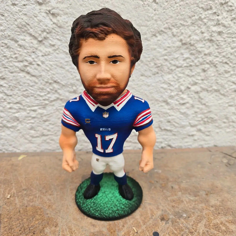 Figura De Futbolista De Nfl Fuertecito Josh Allen