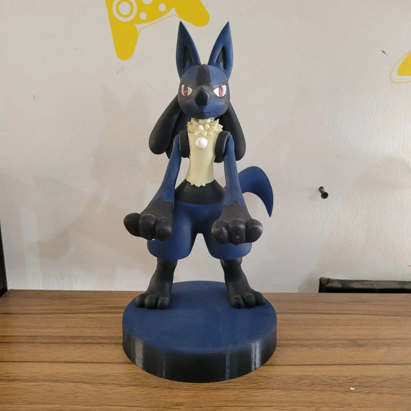 Soporte Para Control Xbox Play O Celular De Lucario Azul