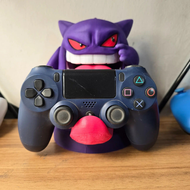 Soporte Control Play Xbox O Celular Gengar Pokemon Lila