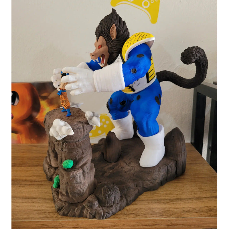 Figura Goku Vs Ozaru Vegeta Dragon Ball