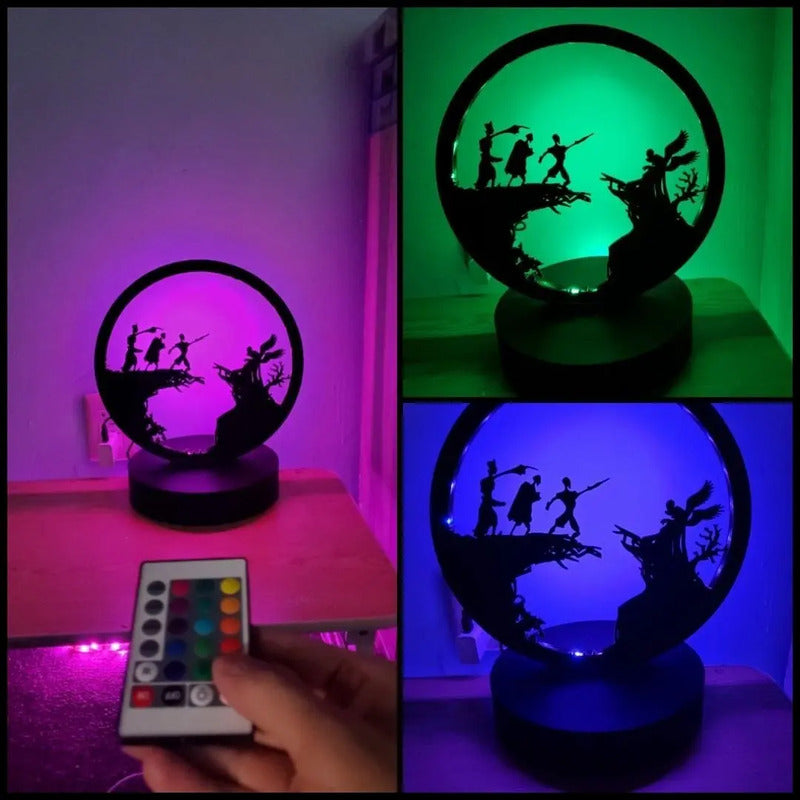 Lampara Los 3 Hermanos Harry Potter Grande 35 Cm Varios