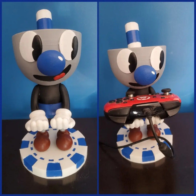 Soporte Para Control Play Xbox O Elular Mugman De Cuphead