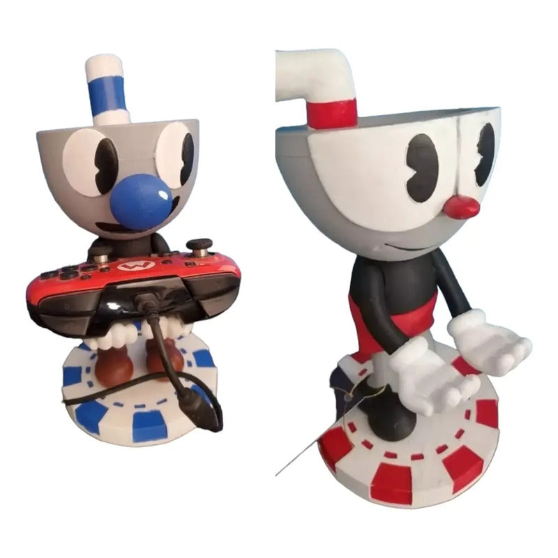 Soporte Para Control Xbox Play O Celular Cuphead Y Mugman