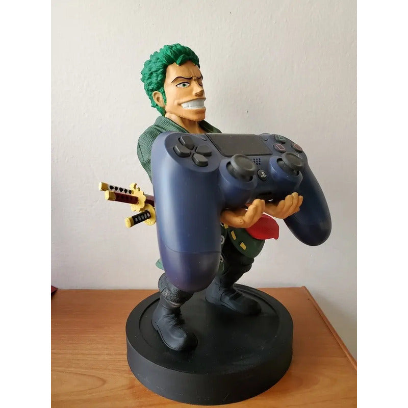 Soporte Control Play Xbox O Cel Zoro One Peace Dos Cabezas