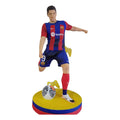 Figura De Futbolista Lewandowsky 55 Cm Con Barcelona