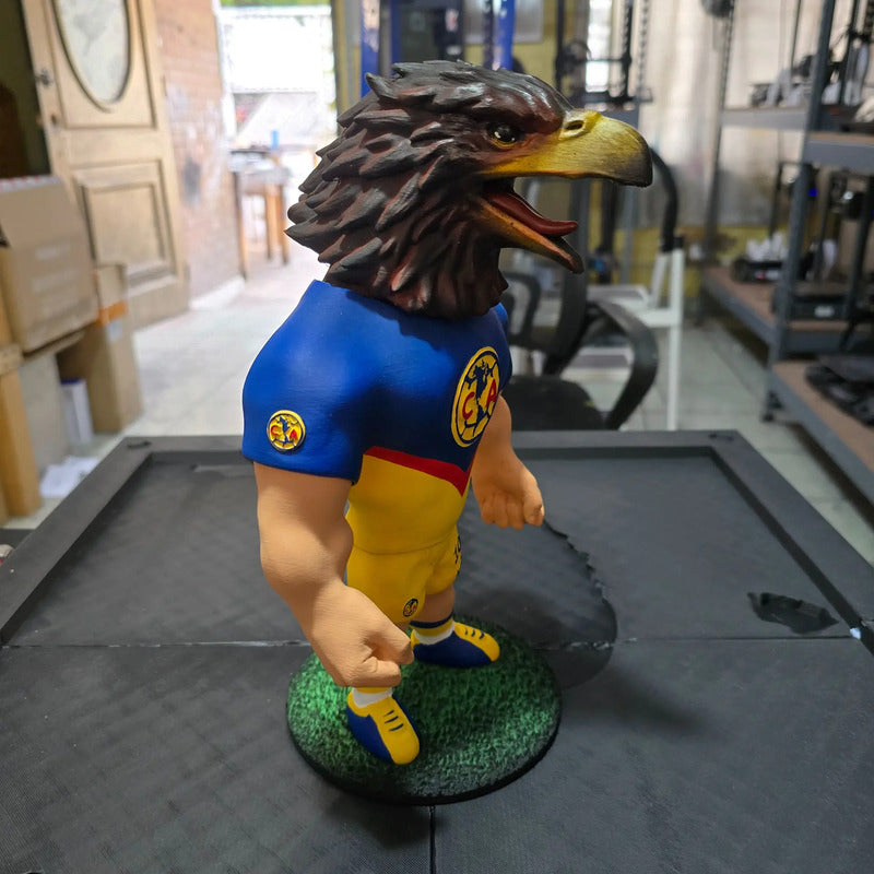 Figura Fuertecito  Aguila Mascota Del America Celeste