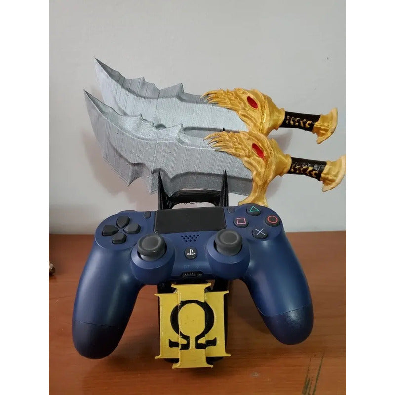 Soporte Para Control Xbox O Play God Of War 2 Espadas