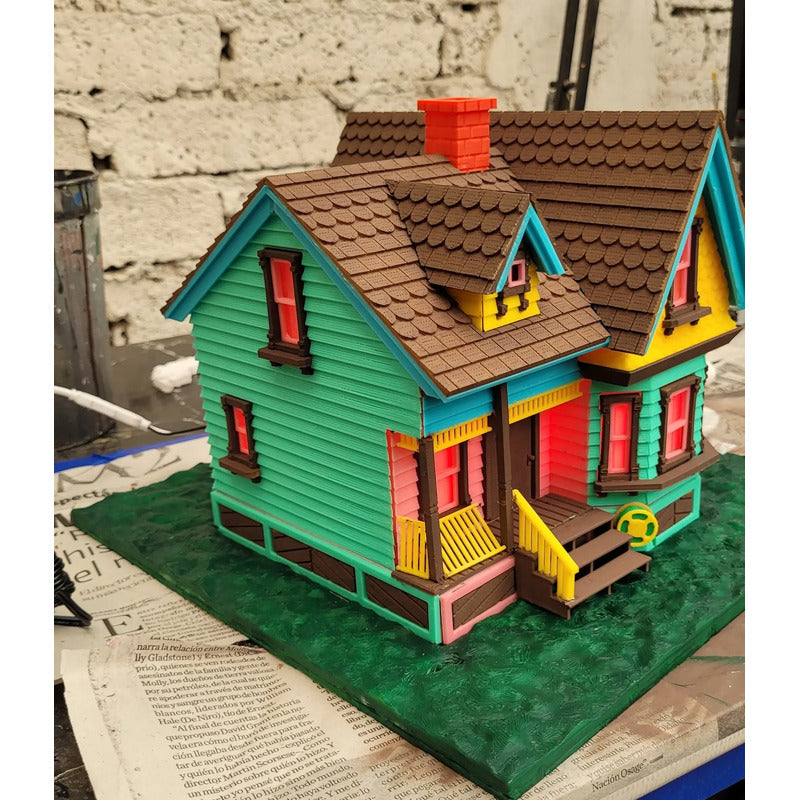 Casita De Up Una Aventura De Altura Ellie Y Carl Con Luz  Todos