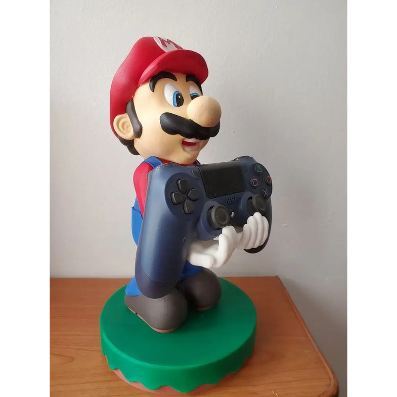 Soporte Para Control Xbox Play Nintendo O Celular Mario Bros Azul