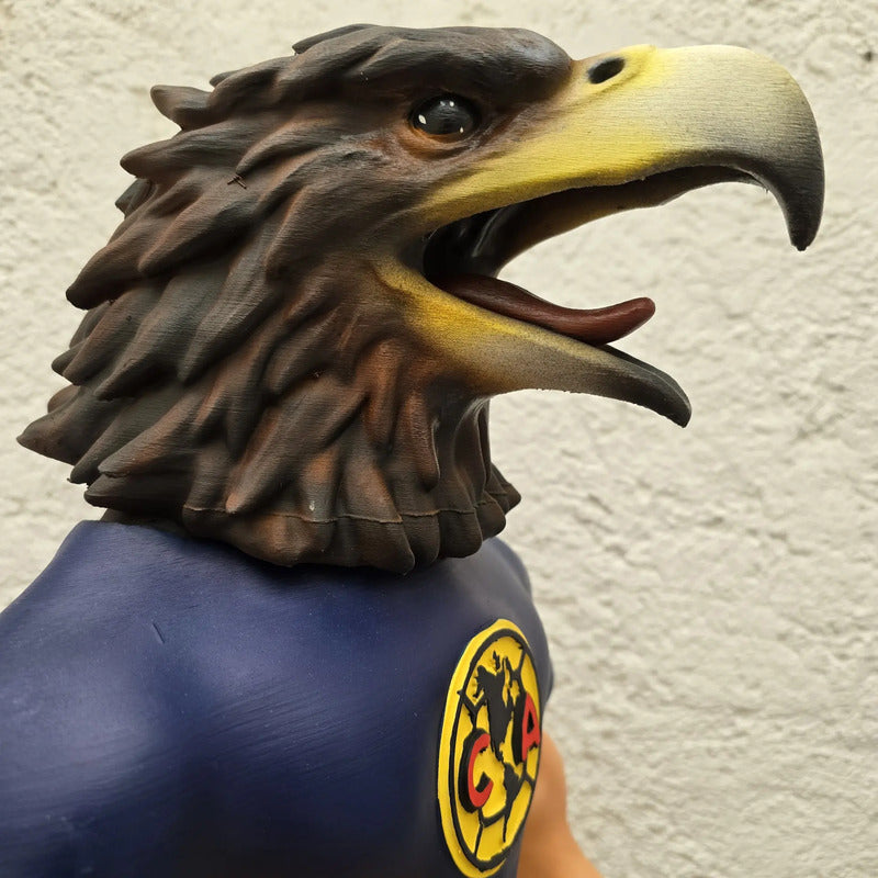 Figura Fuertecito 55 Cm Aguila Del America Edición Tricampeo