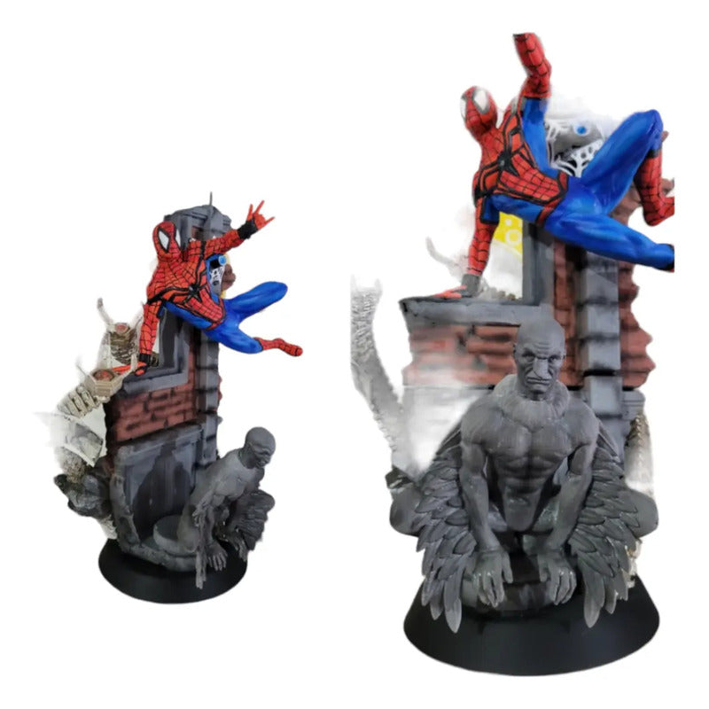 Figura De Acción Spiderman Con Buitre Estatua