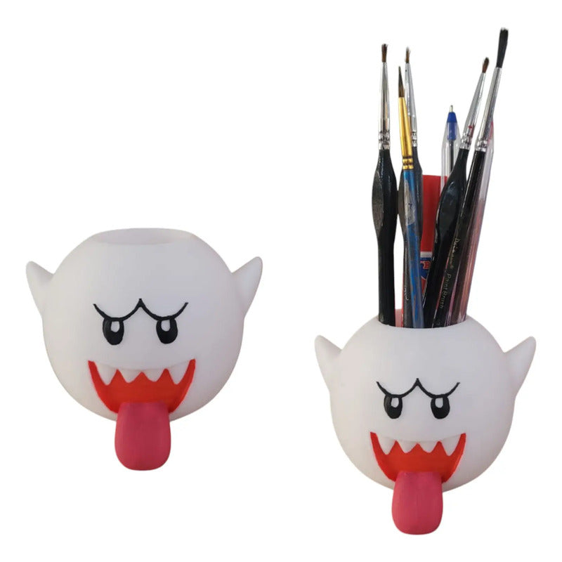 Lapicero Para Escritorio De Boo Mario Bros