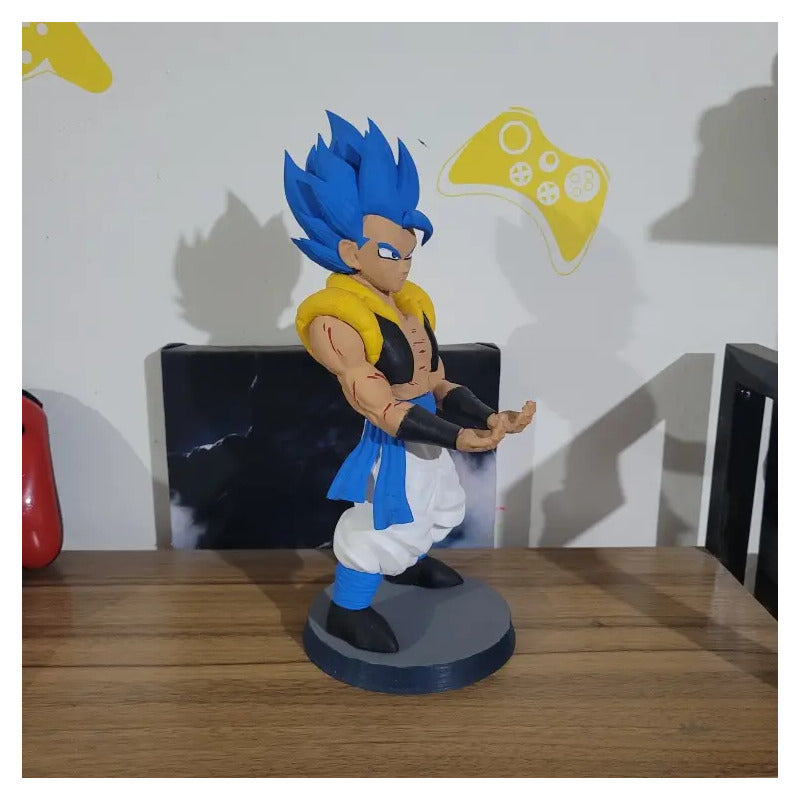 Soporte Control Play Xbox O Celular Gogeta Dragon Ball Super Azul