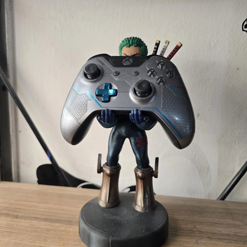 Soporte Para Control Play Xbox O Celular Zoro One Piece  Celeste