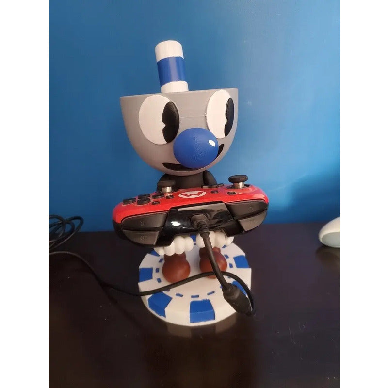 Soporte Para Control Play Xbox O Elular Mugman De Cuphead