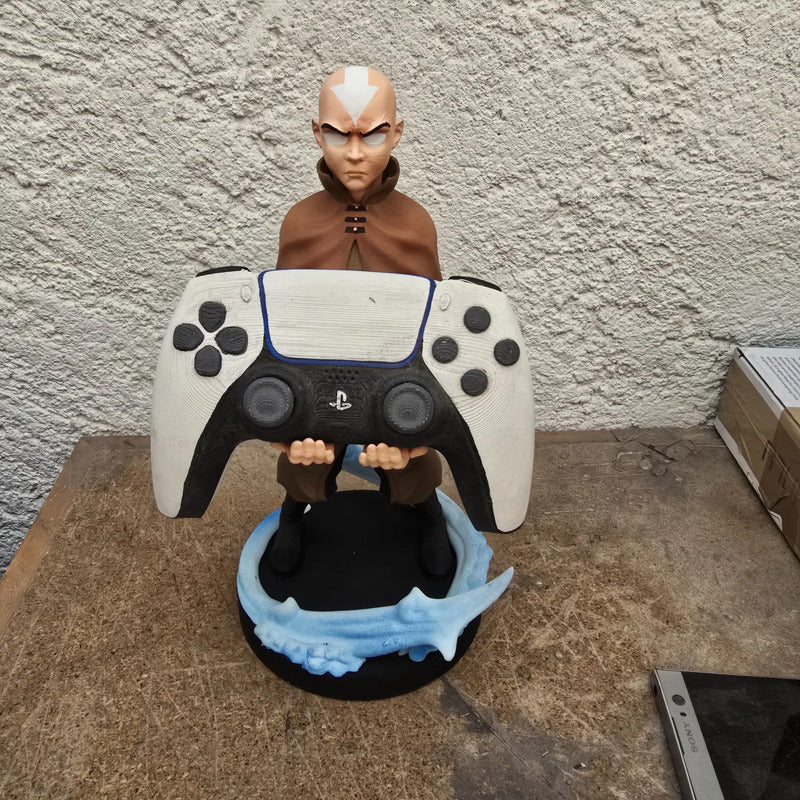 Soporte Control Play Xbox O Cel Avatar La Leyenda De Aang Amarillo