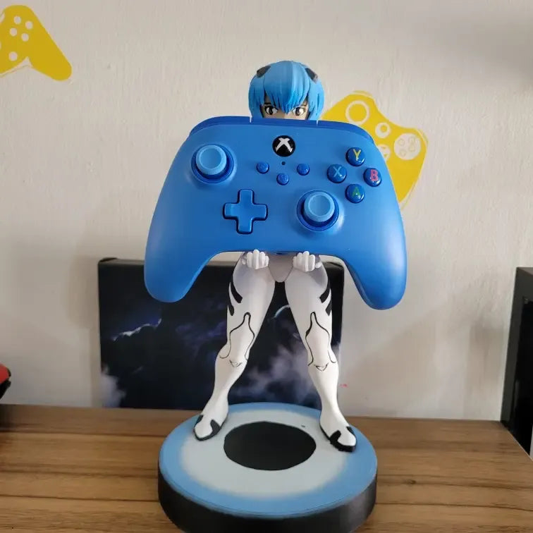 Soporte Control Play Xbox O Celular Rei Evangelion  Blanco